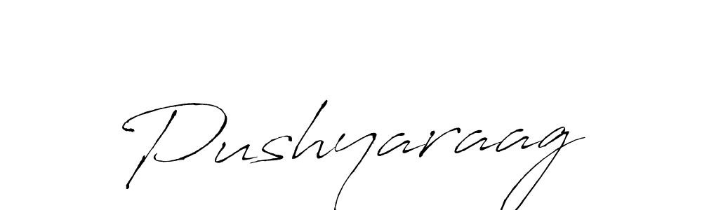 Use a signature maker to create a handwritten signature online. With this signature software, you can design (Antro_Vectra) your own signature for name Pushyaraag. Pushyaraag signature style 6 images and pictures png