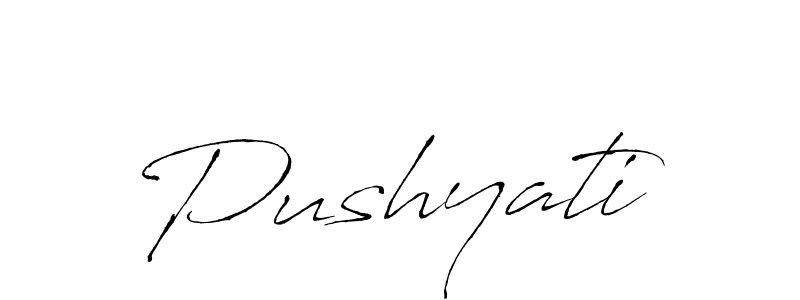 Best and Professional Signature Style for Pushyati. Antro_Vectra Best Signature Style Collection. Pushyati signature style 6 images and pictures png