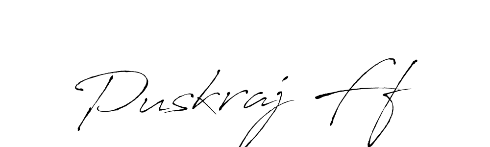 It looks lik you need a new signature style for name Puskraj Ff. Design unique handwritten (Antro_Vectra) signature with our free signature maker in just a few clicks. Puskraj Ff signature style 6 images and pictures png