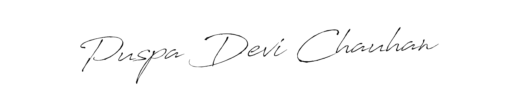 Use a signature maker to create a handwritten signature online. With this signature software, you can design (Antro_Vectra) your own signature for name Puspa Devi Chauhan. Puspa Devi Chauhan signature style 6 images and pictures png