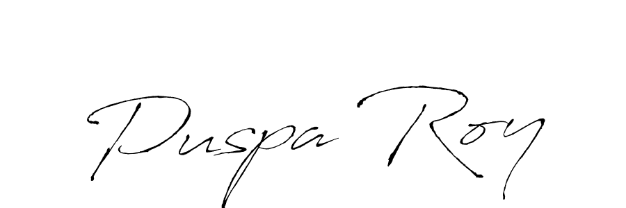 Use a signature maker to create a handwritten signature online. With this signature software, you can design (Antro_Vectra) your own signature for name Puspa Roy. Puspa Roy signature style 6 images and pictures png