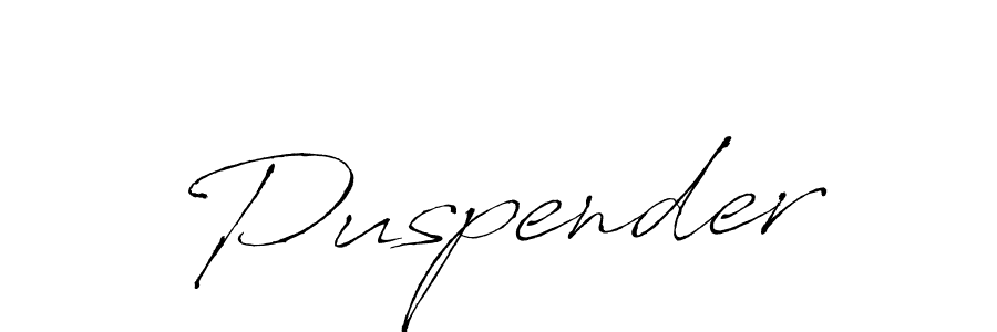 How to make Puspender name signature. Use Antro_Vectra style for creating short signs online. This is the latest handwritten sign. Puspender signature style 6 images and pictures png