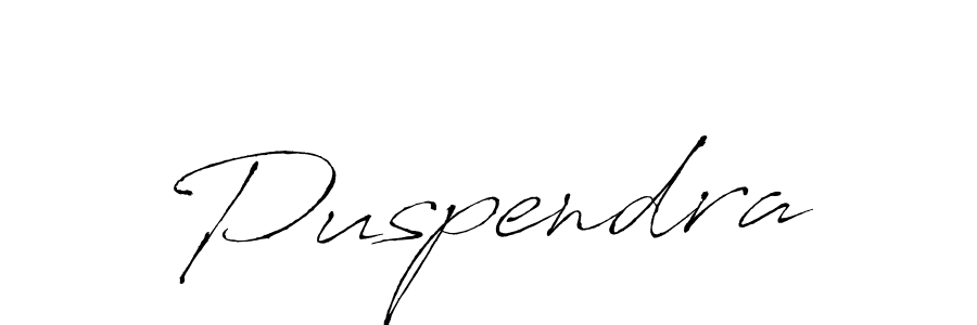 Design your own signature with our free online signature maker. With this signature software, you can create a handwritten (Antro_Vectra) signature for name Puspendra. Puspendra signature style 6 images and pictures png