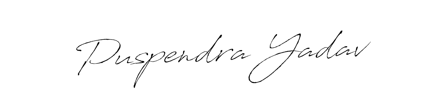 Antro_Vectra is a professional signature style that is perfect for those who want to add a touch of class to their signature. It is also a great choice for those who want to make their signature more unique. Get Puspendra Yadav name to fancy signature for free. Puspendra Yadav signature style 6 images and pictures png