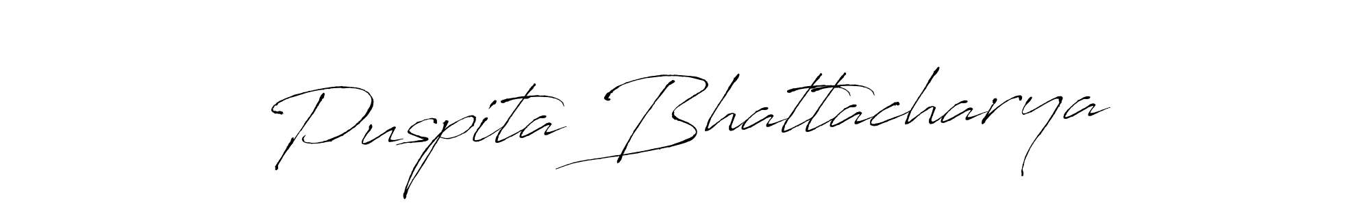 The best way (Antro_Vectra) to make a short signature is to pick only two or three words in your name. The name Puspita Bhattacharya include a total of six letters. For converting this name. Puspita Bhattacharya signature style 6 images and pictures png