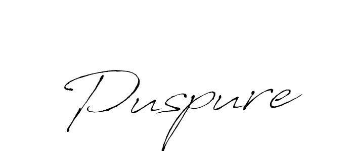 Once you've used our free online signature maker to create your best signature Antro_Vectra style, it's time to enjoy all of the benefits that Puspure name signing documents. Puspure signature style 6 images and pictures png
