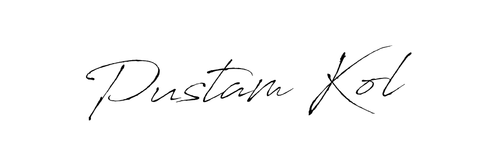 The best way (Antro_Vectra) to make a short signature is to pick only two or three words in your name. The name Pustam Kol include a total of six letters. For converting this name. Pustam Kol signature style 6 images and pictures png