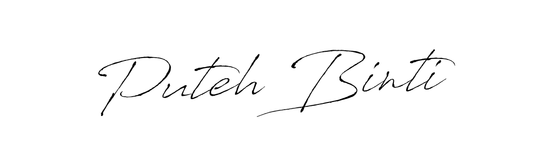 Make a beautiful signature design for name Puteh Binti. Use this online signature maker to create a handwritten signature for free. Puteh Binti signature style 6 images and pictures png