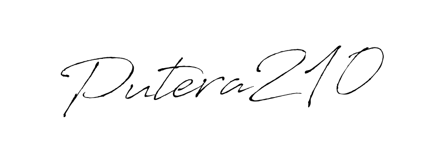 How to make Putera210 name signature. Use Antro_Vectra style for creating short signs online. This is the latest handwritten sign. Putera210 signature style 6 images and pictures png