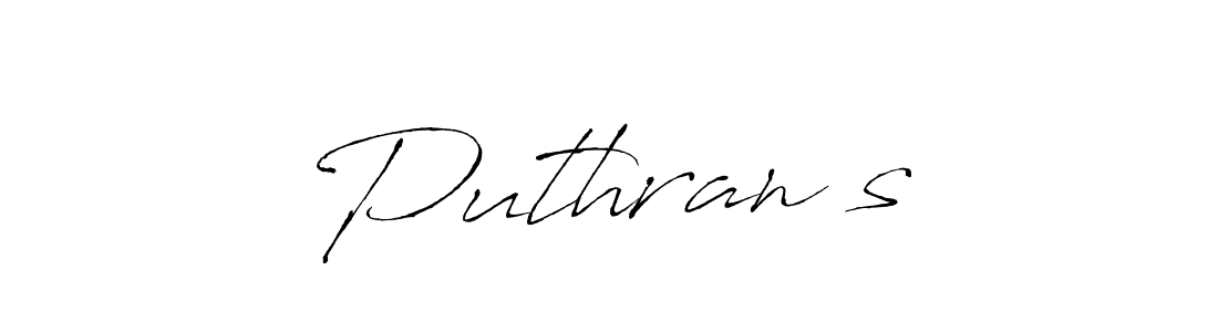 Make a beautiful signature design for name Puthran’s. Use this online signature maker to create a handwritten signature for free. Puthran’s signature style 6 images and pictures png