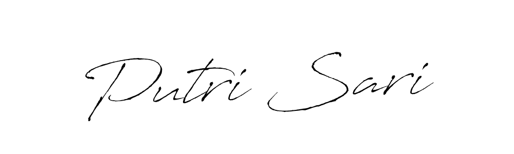 Similarly Antro_Vectra is the best handwritten signature design. Signature creator online .You can use it as an online autograph creator for name Putri Sari. Putri Sari signature style 6 images and pictures png