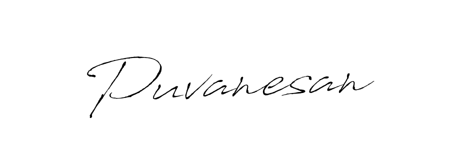 How to make Puvanesan name signature. Use Antro_Vectra style for creating short signs online. This is the latest handwritten sign. Puvanesan signature style 6 images and pictures png