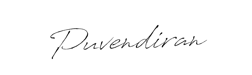 Use a signature maker to create a handwritten signature online. With this signature software, you can design (Antro_Vectra) your own signature for name Puvendiran. Puvendiran signature style 6 images and pictures png