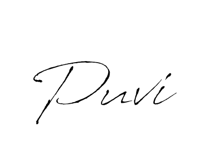 Best and Professional Signature Style for Puvi. Antro_Vectra Best Signature Style Collection. Puvi signature style 6 images and pictures png