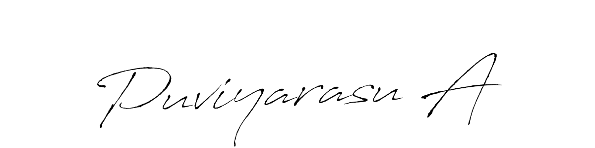 It looks lik you need a new signature style for name Puviyarasu A. Design unique handwritten (Antro_Vectra) signature with our free signature maker in just a few clicks. Puviyarasu A signature style 6 images and pictures png