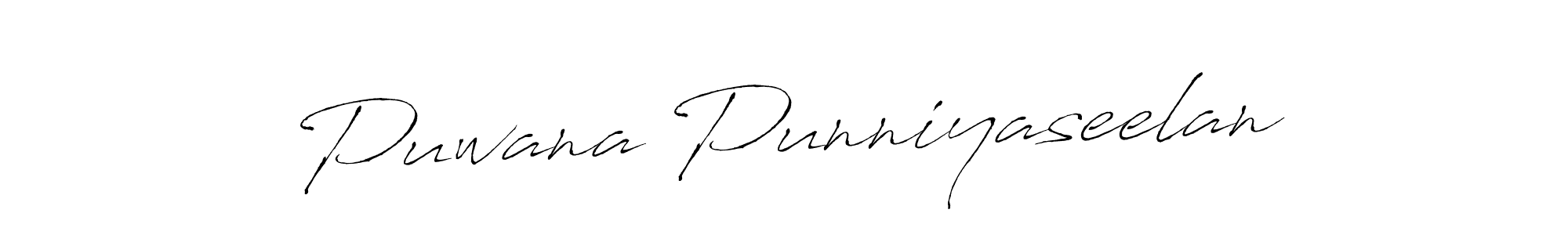 See photos of Puwana Punniyaseelan official signature by Spectra . Check more albums & portfolios. Read reviews & check more about Antro_Vectra font. Puwana Punniyaseelan signature style 6 images and pictures png