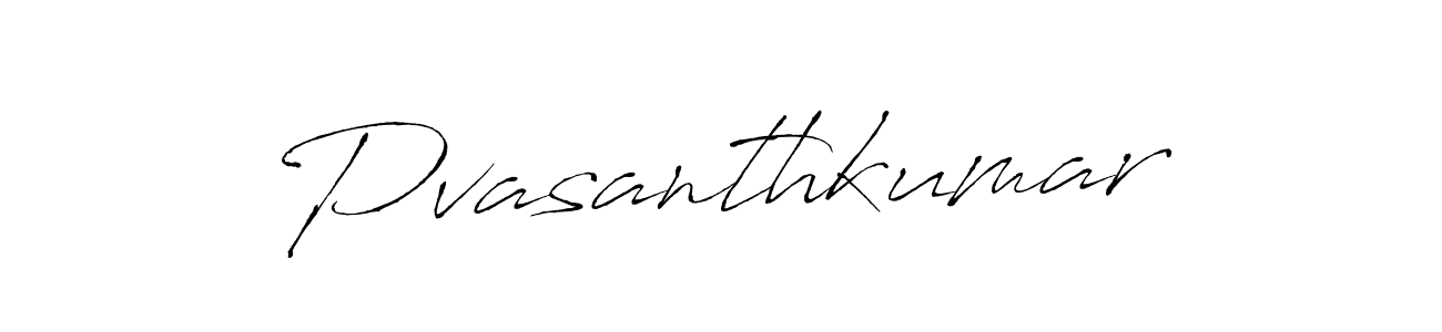 Antro_Vectra is a professional signature style that is perfect for those who want to add a touch of class to their signature. It is also a great choice for those who want to make their signature more unique. Get Pvasanthkumar name to fancy signature for free. Pvasanthkumar signature style 6 images and pictures png