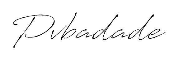 Make a beautiful signature design for name Pvbadade. With this signature (Antro_Vectra) style, you can create a handwritten signature for free. Pvbadade signature style 6 images and pictures png