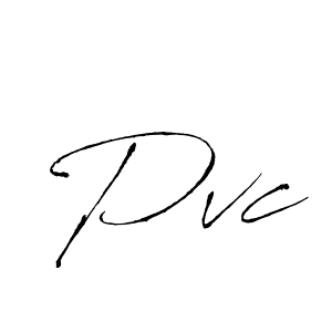 Pvc stylish signature style. Best Handwritten Sign (Antro_Vectra) for my name. Handwritten Signature Collection Ideas for my name Pvc. Pvc signature style 6 images and pictures png