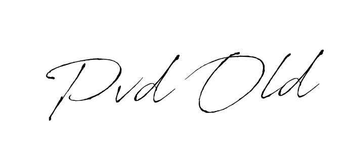 Pvd Old stylish signature style. Best Handwritten Sign (Antro_Vectra) for my name. Handwritten Signature Collection Ideas for my name Pvd Old. Pvd Old signature style 6 images and pictures png