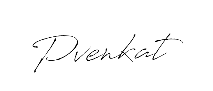 Create a beautiful signature design for name Pvenkat. With this signature (Antro_Vectra) fonts, you can make a handwritten signature for free. Pvenkat signature style 6 images and pictures png