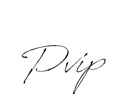 Use a signature maker to create a handwritten signature online. With this signature software, you can design (Antro_Vectra) your own signature for name Pvip. Pvip signature style 6 images and pictures png