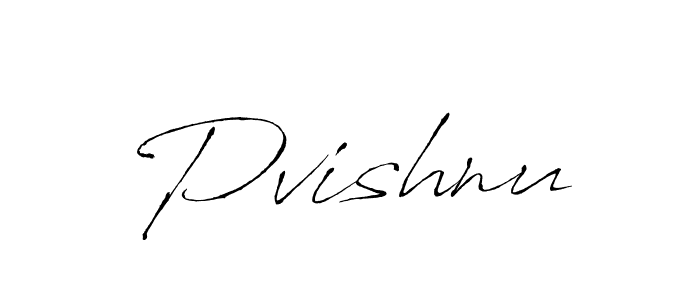 You should practise on your own different ways (Antro_Vectra) to write your name (Pvishnu) in signature. don't let someone else do it for you. Pvishnu signature style 6 images and pictures png