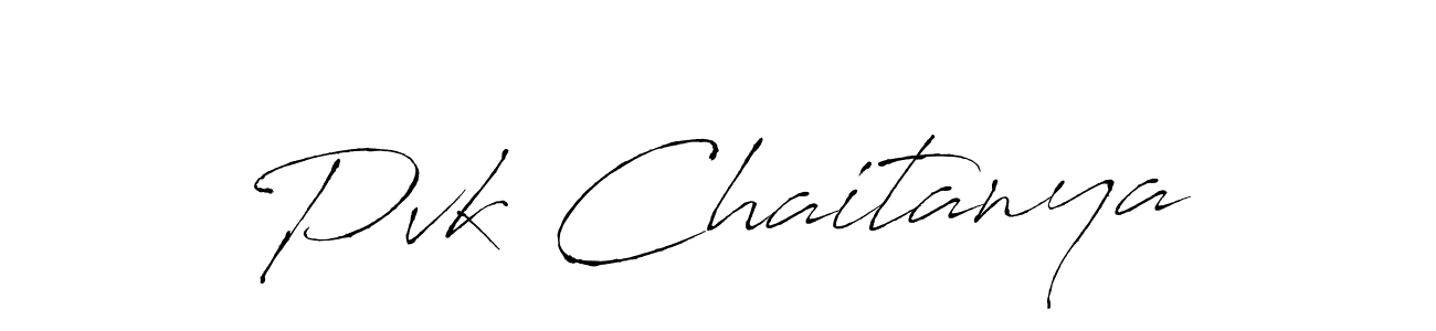 Make a beautiful signature design for name Pvk Chaitanya. Use this online signature maker to create a handwritten signature for free. Pvk Chaitanya signature style 6 images and pictures png