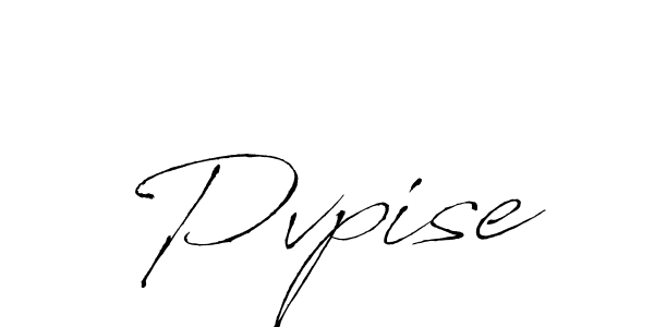 Pvpise stylish signature style. Best Handwritten Sign (Antro_Vectra) for my name. Handwritten Signature Collection Ideas for my name Pvpise. Pvpise signature style 6 images and pictures png