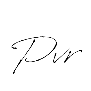 How to make Pvr name signature. Use Antro_Vectra style for creating short signs online. This is the latest handwritten sign. Pvr signature style 6 images and pictures png