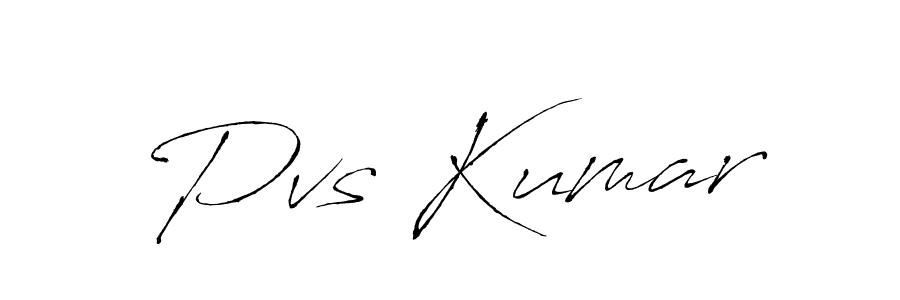 How to make Pvs Kumar signature? Antro_Vectra is a professional autograph style. Create handwritten signature for Pvs Kumar name. Pvs Kumar signature style 6 images and pictures png