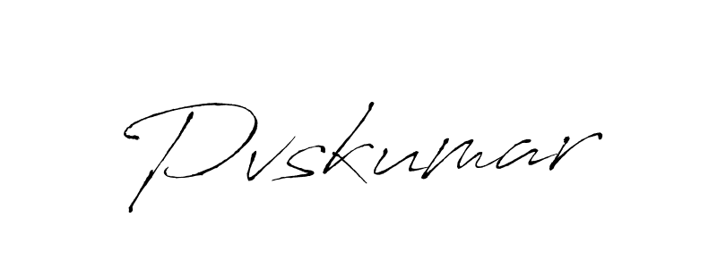 Also You can easily find your signature by using the search form. We will create Pvskumar name handwritten signature images for you free of cost using Antro_Vectra sign style. Pvskumar signature style 6 images and pictures png