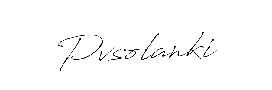 Pvsolanki stylish signature style. Best Handwritten Sign (Antro_Vectra) for my name. Handwritten Signature Collection Ideas for my name Pvsolanki. Pvsolanki signature style 6 images and pictures png