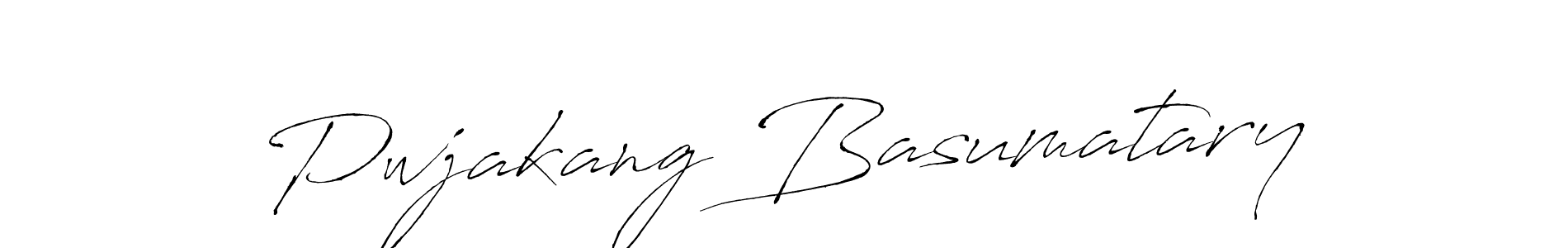 Also we have Pwjakang Basumatary name is the best signature style. Create professional handwritten signature collection using Antro_Vectra autograph style. Pwjakang Basumatary signature style 6 images and pictures png
