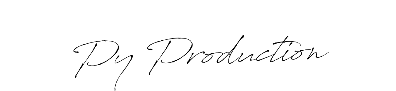 How to make Py Production signature? Antro_Vectra is a professional autograph style. Create handwritten signature for Py Production name. Py Production signature style 6 images and pictures png