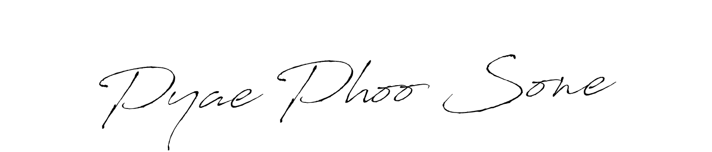 Also You can easily find your signature by using the search form. We will create Pyae Phoo Sone name handwritten signature images for you free of cost using Antro_Vectra sign style. Pyae Phoo Sone signature style 6 images and pictures png