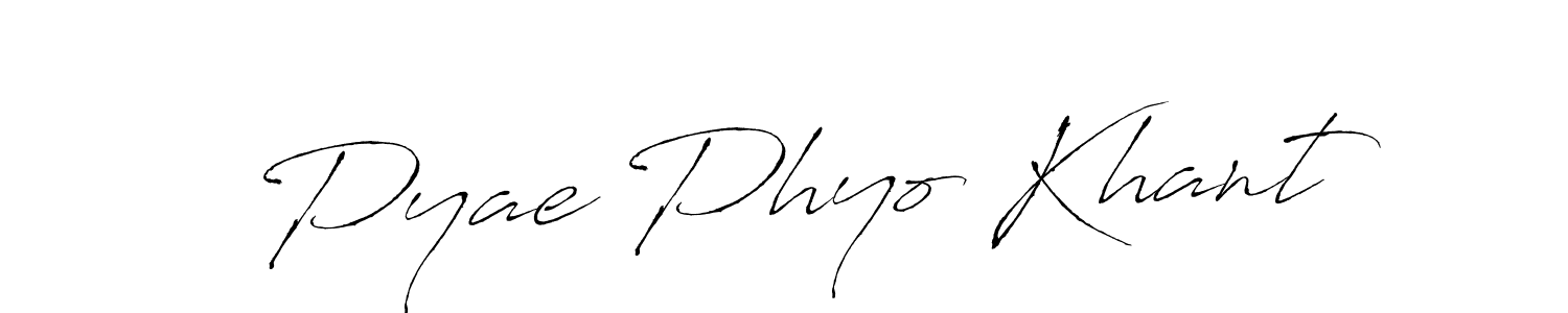 Make a beautiful signature design for name Pyae Phyo Khant. Use this online signature maker to create a handwritten signature for free. Pyae Phyo Khant signature style 6 images and pictures png