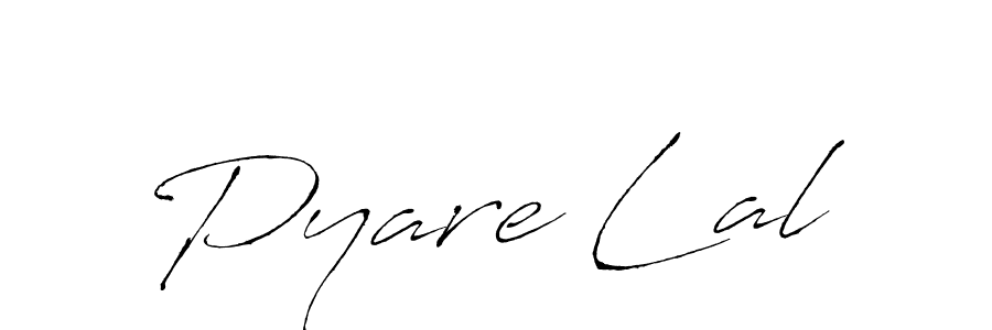 Design your own signature with our free online signature maker. With this signature software, you can create a handwritten (Antro_Vectra) signature for name Pyare Lal. Pyare Lal signature style 6 images and pictures png