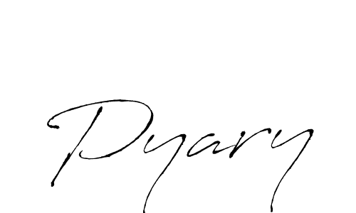 Make a beautiful signature design for name Pyary. With this signature (Antro_Vectra) style, you can create a handwritten signature for free. Pyary signature style 6 images and pictures png