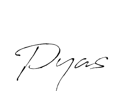 Create a beautiful signature design for name Pyas. With this signature (Antro_Vectra) fonts, you can make a handwritten signature for free. Pyas signature style 6 images and pictures png