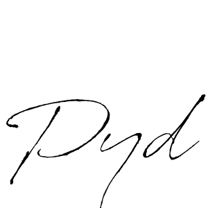 Design your own signature with our free online signature maker. With this signature software, you can create a handwritten (Antro_Vectra) signature for name Pyd. Pyd signature style 6 images and pictures png