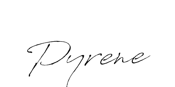 How to make Pyrene signature? Antro_Vectra is a professional autograph style. Create handwritten signature for Pyrene name. Pyrene signature style 6 images and pictures png