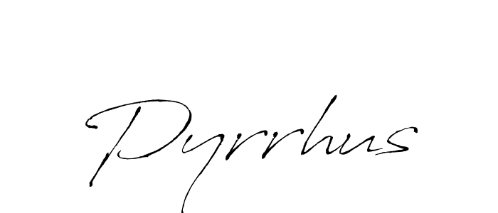 How to make Pyrrhus name signature. Use Antro_Vectra style for creating short signs online. This is the latest handwritten sign. Pyrrhus signature style 6 images and pictures png