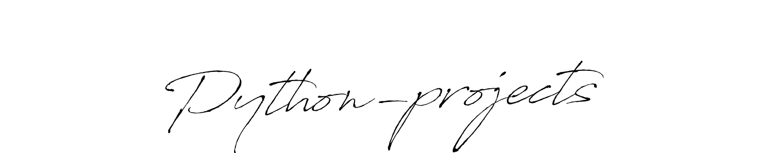 Antro_Vectra is a professional signature style that is perfect for those who want to add a touch of class to their signature. It is also a great choice for those who want to make their signature more unique. Get Python-projects name to fancy signature for free. Python-projects signature style 6 images and pictures png