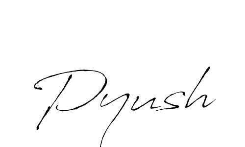 Make a beautiful signature design for name Pyush. Use this online signature maker to create a handwritten signature for free. Pyush signature style 6 images and pictures png