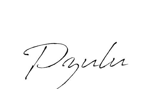 Create a beautiful signature design for name Pzulu. With this signature (Antro_Vectra) fonts, you can make a handwritten signature for free. Pzulu signature style 6 images and pictures png