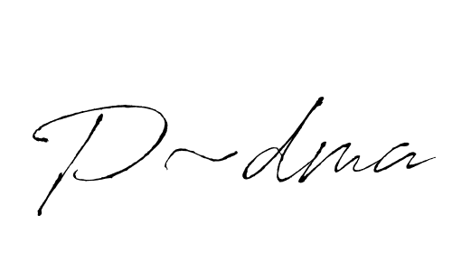 Design your own signature with our free online signature maker. With this signature software, you can create a handwritten (Antro_Vectra) signature for name P~dma. P~dma signature style 6 images and pictures png