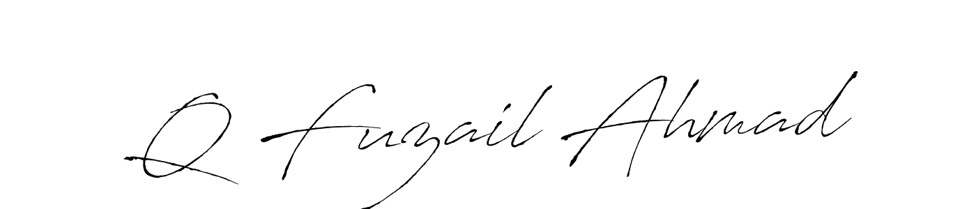 Once you've used our free online signature maker to create your best signature Antro_Vectra style, it's time to enjoy all of the benefits that Q Fuzail Ahmad name signing documents. Q Fuzail Ahmad signature style 6 images and pictures png