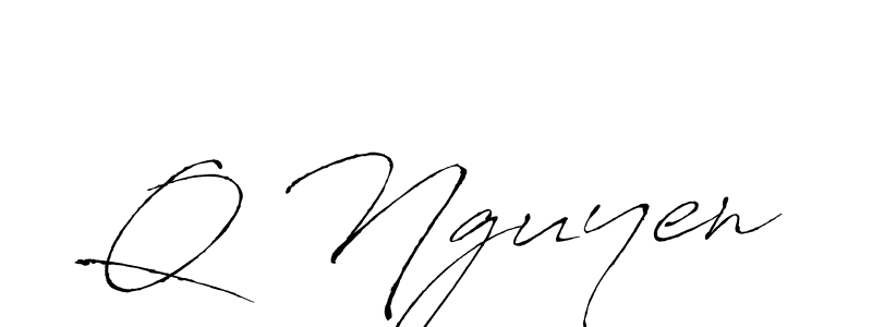 How to Draw Q Nguyen signature style? Antro_Vectra is a latest design signature styles for name Q Nguyen. Q Nguyen signature style 6 images and pictures png