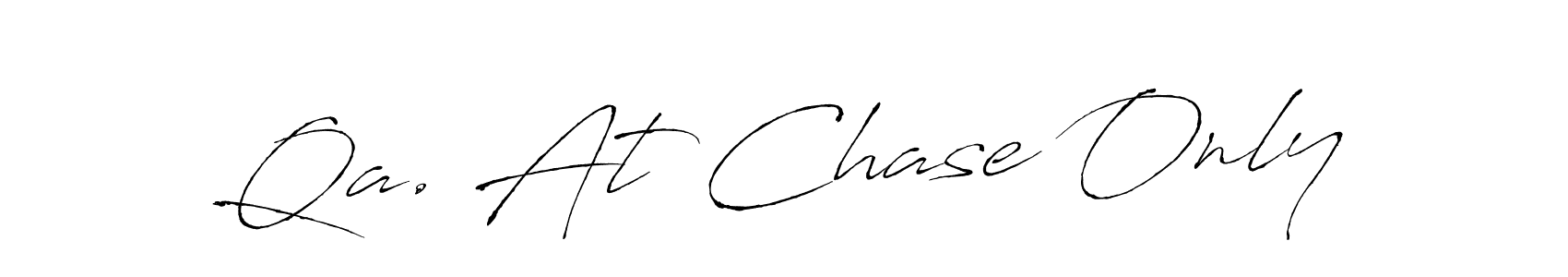 How to make Qa. At Chase Only name signature. Use Antro_Vectra style for creating short signs online. This is the latest handwritten sign. Qa. At Chase Only signature style 6 images and pictures png